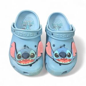 CROCS Kids Blue Stitch Slippers